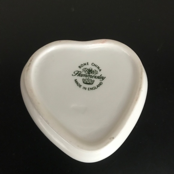 Hammersley England Fine Bone China Heart Trinket Box - Picture 8 of 8